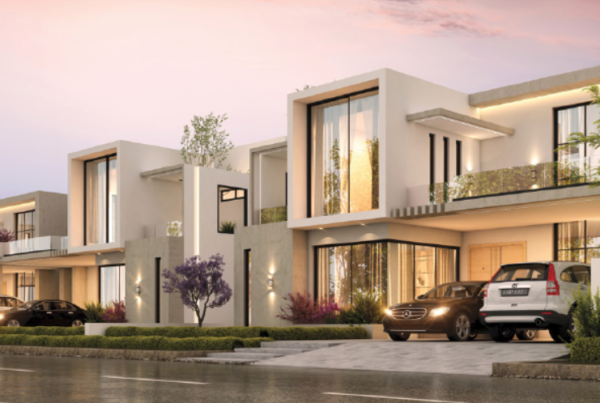 A luxurious smart villa with automated lighting, AI-powered security, and modern home automation technology.